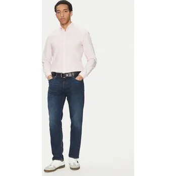 Pánská košile BOSS Košile Rickert 50519707 Růžová Regular Fit XL