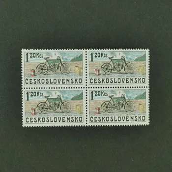 Sběratelství Čtyřblok ČSR, 1,20Kčs, Pof.2158**