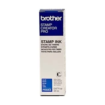 Počítačové příslušenství Inkoustová náplň BROTHER PRINKE, modrá, 20ml (PRINKE)