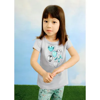 Chlapecké oblečení Dívčí triko s krátkým rukávem srdíčka Mayoral 3014 Velikost: 10 let (140 cm)