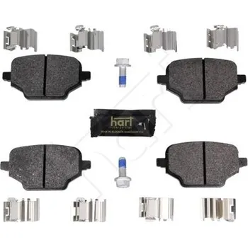 Brzdová destička Sada brzdových destiček, kotoučová brzda HART 261 663