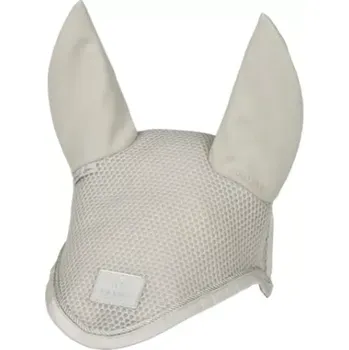 Koňská maska proti hmyzu Čabraka na uši Eskadron Platinum Mesh - smetanová, vel. Full