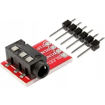 Audio kabel Jack 3,5 mm Zásuvka Samice Sluchátkový Konektor PCB