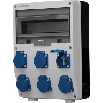 Rozvaděč Staveništní rozvaděč TD 6x230V zásuvky Mennekes Doktorvolt 0571