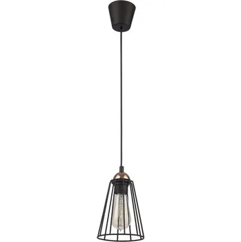 TK LIGHTING Lustr - GALAXY 1641, Ø 13,5 cm, 230V/15W/1xE27, černá/měď