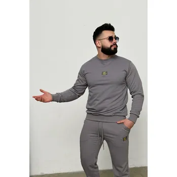 Pánská mikina BG Brandenburg Couture BG Excellent pánská mikina šedá Velikost: L