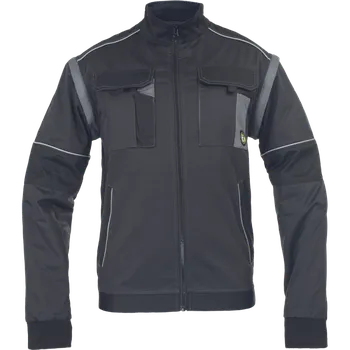 respirátor ČERVA Bunda MAX ECO STRETCH s odepínacími rukávy 0351006360064 Černá 64