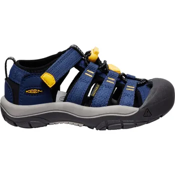 Chlapecké sandály Dětské sandály Keen NEWPORT H2 Naval academy/Keen yellow US 10 (Kid)