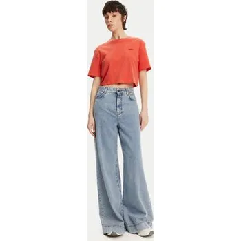 Pánské oblečení Tommy Jeans T-Shirt DW0DW20324 Oranžová Relaxed Fit M