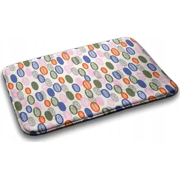 Koupelnová předložka Protiskluzová koupelnová předložka s abstraktním vzorem