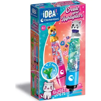 kreativní sada Clementoni Mini továrna na zvýrazňovače – Domácí mazlíčci