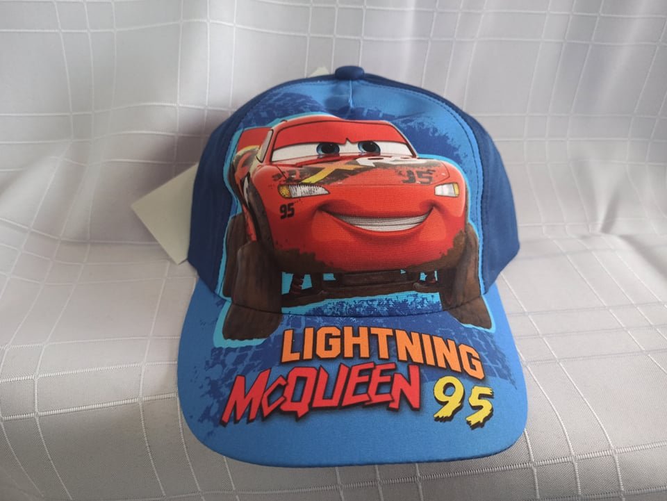 Disney Dětská kšiltovka Cars Barva: Světle modrá, Velikost: 54