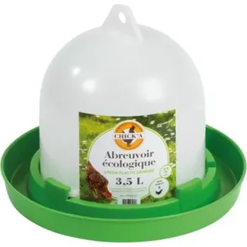 napáječka pro hospodářská zvířata Plastová napáječka pro drůbež Green Line s bajonetem - 3,5 l