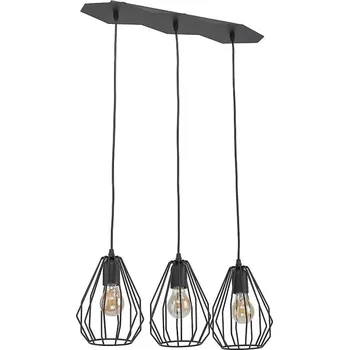 Svítidlo TK LIGHTING Lustr - BRYLANT 2259, 230V/15W/3xE27, černá