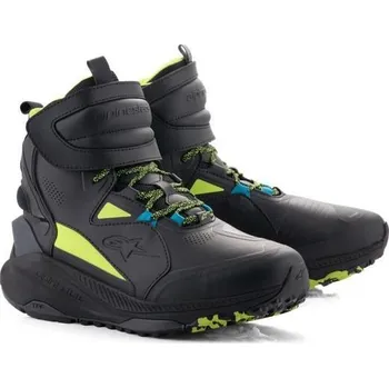 Moto obuv Kotníkové boty na motorku ALPINESTARS SPEEDSTREET, (černá/limetková/modrá) 2025