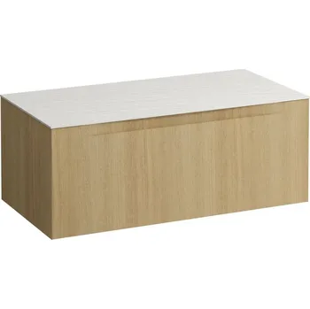 Elektrická zásuvka Arun - zásuvkový element 1000, s jednou zásuvkou, bez výřezu, s vrchní deskou Ardesia Bianca H4141101512501