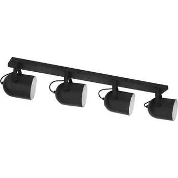 Bodové svítidlo TK LIGHTING Bodový lustr - SPECTRA 2613, 230V/15W/4xE27, černá/bílá