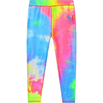 Dívčí kalhoty DÍVČÍ LEGÍNY funkční modrá/růžová Kugo CY1022