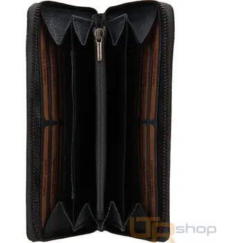 Peněženka 9000-2021/R peněženka dámská kožená LAGEN -penál - Charcoal