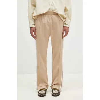 Kalhoty adidas Originals 70s pánské, béžová barva, hladké, IX5221, XL, 02X