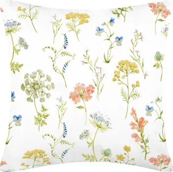 Povlečení DARRÉ Bavlněný povlak na polštář Jarní louka - drobná Velikost: 70 x 90
