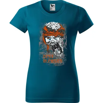 Dámské tričko Dámské tričko Rest in pieces Barva trička: Petrolejová - 93, Velikost: S