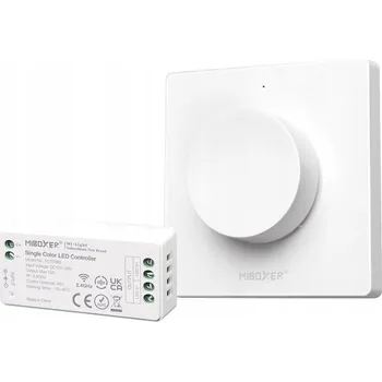 LED páska Nástěnný ovladač MiLight stmívač LED mono + přijímač