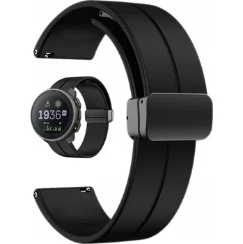 Řemínek na hodinky Univerzální 22mm černý řemínek KBR Games