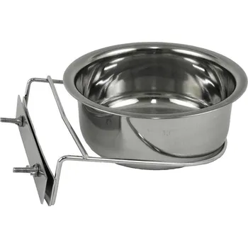 Miska pro psa Akinu Nerezová miska do klece s maticí 2,7 l