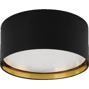 TK LIGHTING Stropní svítidlo - BILBAO 3376, Ø 45 cm, 230V/15W/4xE27, černá/zlatá