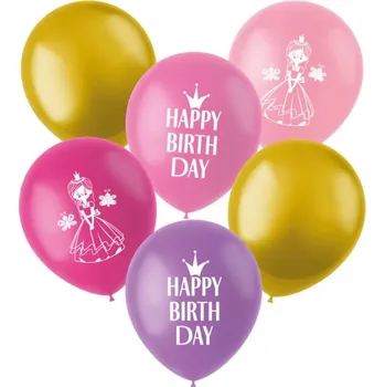 Balónek Latexové balonky Princeznovská party, 33 cm