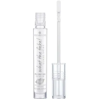 Lesk na rty Essence What The Fake! Glass Shine Plumping lesk na rty 01 Oh So Glassy 4,2 ml