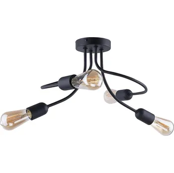 TK LIGHTING Lustr - FADO 2583, Ø 57 cm, 230V/15W/4xE27, černá