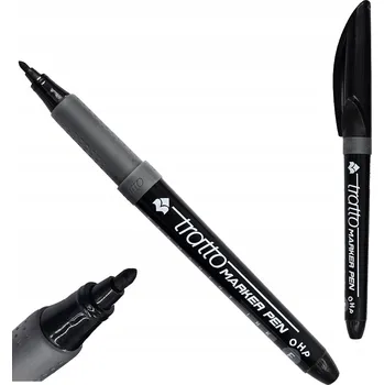 Permanentní popisovač černý, Tratto 1 ks