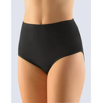 Kalhotky Gina Výhodné balení 5 kusů - Kalhotky klasické ve větších velikostech 11088P Barva/Velikost: černá / XXL/3XL