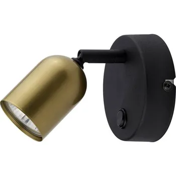 Nástěnné svítidlo TK LIGHTING Nástěnné bodové svítidlo - TOP 3309, 230V/10W/1xGU10, zlatá/černá