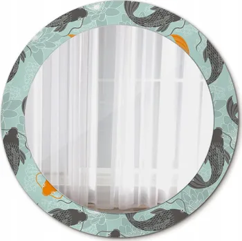 Zrcadlo Zrcadlo závěsné se skleněným fotorámečkem Kapr koi 70