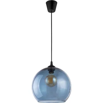 TK LIGHTING Lustr - CUBUS 3141, Ø 30 cm, 230V/15W/1xE27, modrá/černá