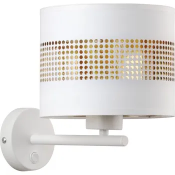 Nástěnné svítidlo TK LIGHTING Nástěnné svítidlo - TAGO 3221, 230V/15W/1xE27, bílá/zlatá