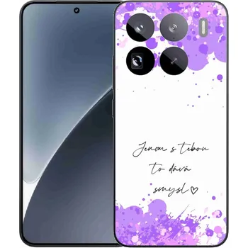 Pouzdro na mobilní telefon Gelový kryt mmCase na Xiaomi 15 Pro - zamilovaný text bílé pozadí