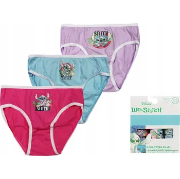 Dětská móda LILO A STITCH DÍVČÍ KALHOTKY FIGI SADA PRO DĚTI 3-BALENÍ 3/4 ROKY