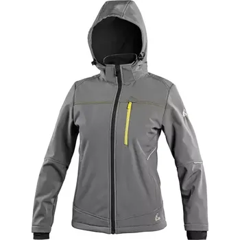 Dámská softshellová bunda CXS STRETCH bunda softshell DÁMSKÁ šedá - v. XXL