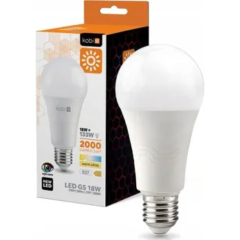 Žárovka LED žárovka Kobi E27 18W