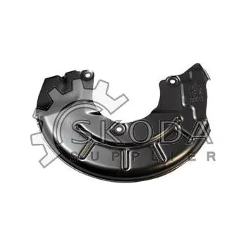 Brzdový kotouč Ochranný plech proti rozstřikování, brzdový kotouč ŠKODA Original OEM 6R0615312A