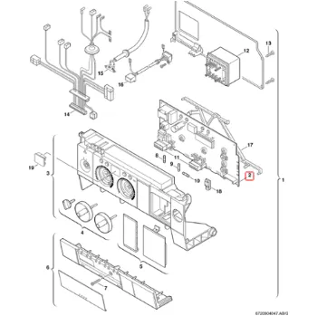 Kotel Junkers Deska Junkers 87483004980