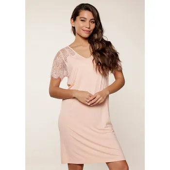 Dámská noční košile Dámská noční košilka LingaDore 7918PD XL Meruňková