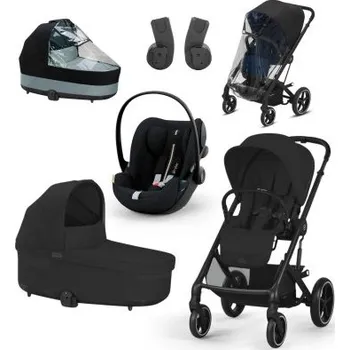 Kočárek Cybex Balios Set L - Moon Black