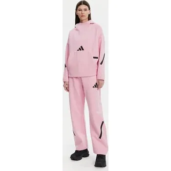 Dámská mikina adidas Mikina Z.N.E. JD5992 Růžová Loose Fit L