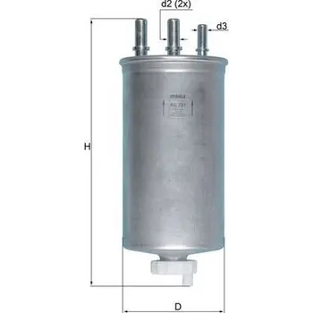 Palivový filtr Palivový filtr KNECHT KL 781