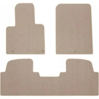 autokoberec Koberce Edecor velurové 3 ks